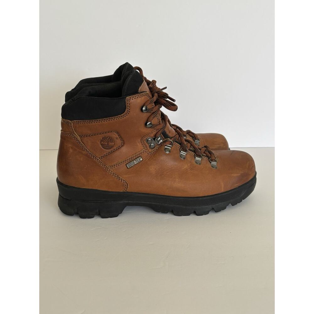 Timberland Shoes Mens 11.5 Hiking Gore Tex Vintage Brown Leather 92100